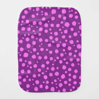 Cute Pink Baby Burp Cloth