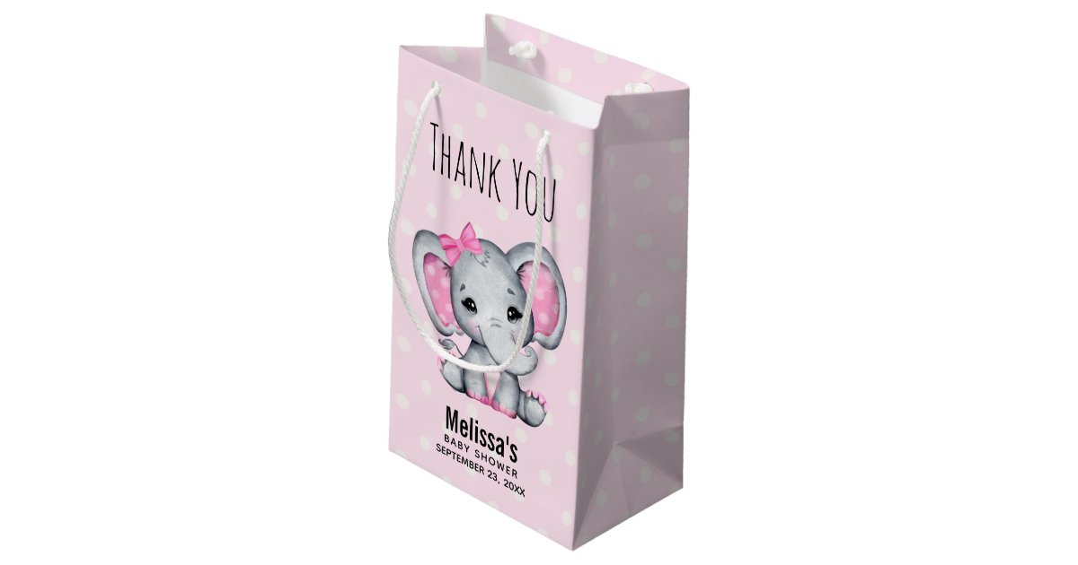 Babyhug Laundry Bag Elephant Printed - Pink