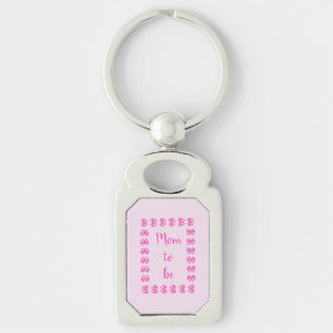 Cute Pink Baby Girl Bunny Feet Easter Custom Keychain