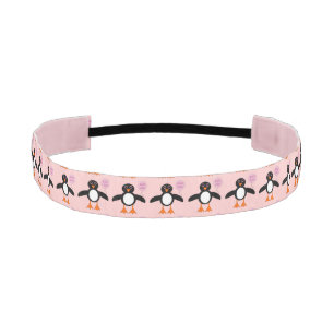 Cute Pink Baby Girl Penguin Non-Slip Headband