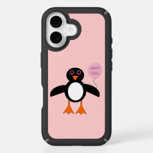 Cute Pink Baby Girl Penguin Phone Case