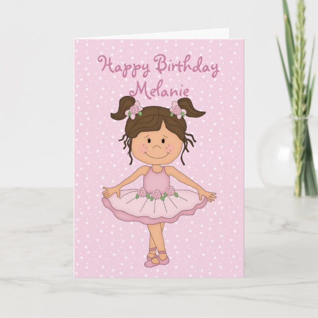Pink Ballerina Design Personalised THANK YOU CARDS Girl's Birthday Party 
