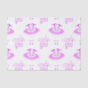 Cute Pink Ballerina Tutu Ballet Tissue Paper