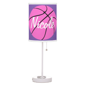 Cute Pink Basketball Desk Lamp