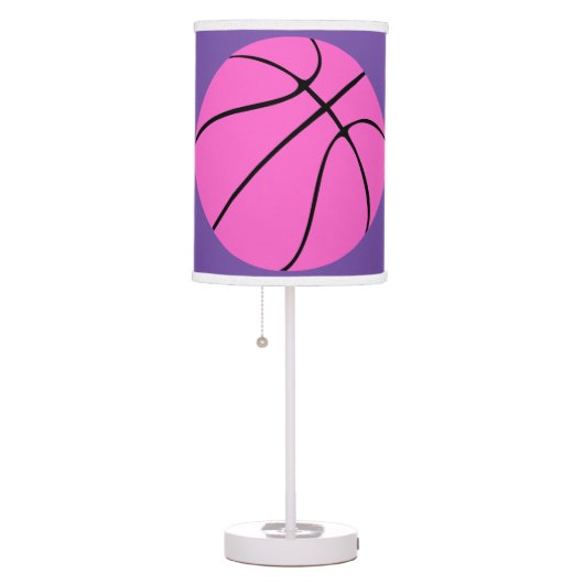 Cute Pink Basketball Table Lamp (Right)