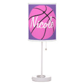 Cute Pink Basketball Table Lamp (Left)