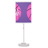 Cute Pink Basketball Table Lamp (Front)