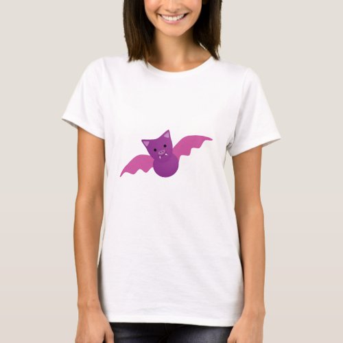 Cute Pink Bat T_Shirt