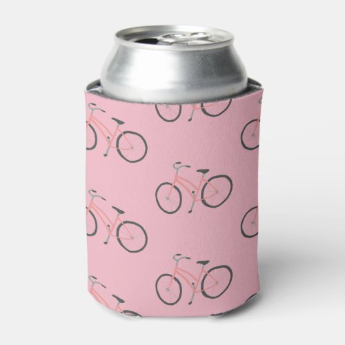 Cute pink bikes can cooler _ add your own text