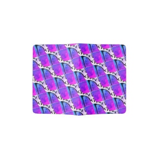 Cute Pink & Blue High Heel Shoe Tile Design Passport Holder