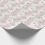 Cute Pink Bow Floral Coquette  Wrapping Paper<br><div class="desc">Cute Pink Bow Floral Coquette Wrapping Paper. Matching items available.</div>