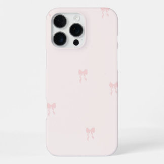 Cute Pink Bow Pattern Phone Case