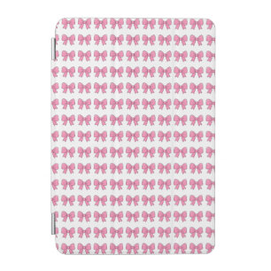 Cute Pink Bow Ribbon Design – Girly Kawaii Bow iPad Mini Cover
