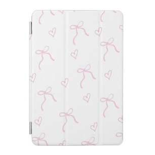 Cute Pink Bows and Hearts iPad Smart Cover