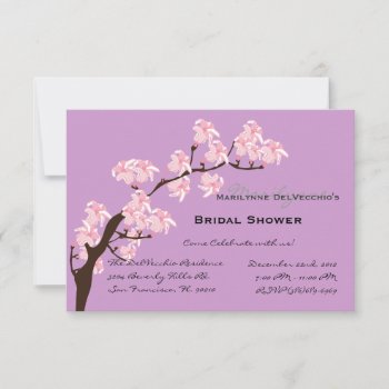 Cute Pink Bridal Shower Party Invite by ForeverAndEverAfter at Zazzle