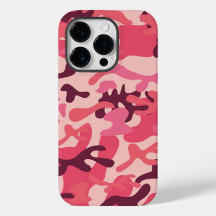 Cute Pink Camo Case-Mate iPhone 14 Pro Case