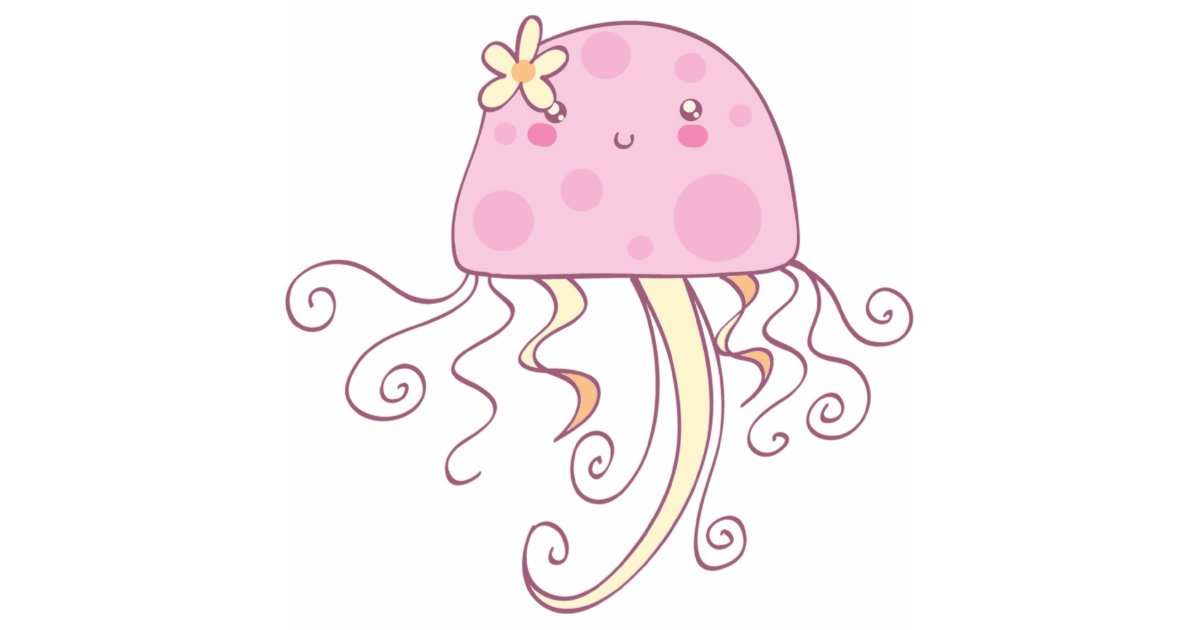 cute cartoon jellyfish