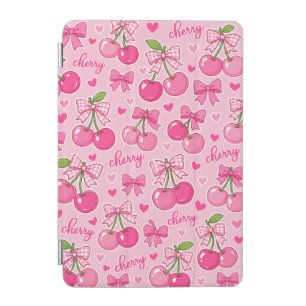 Cute Pink Cherry iPad Mini Cover Kawaii Preppy