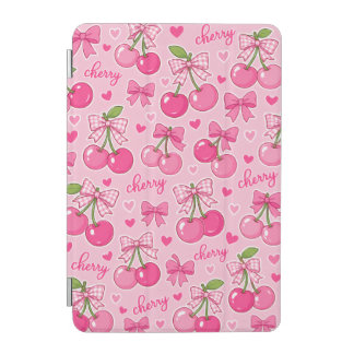 Cute Pink Cherry iPad Mini Cover Kawaii Preppy