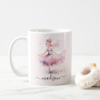 Cute pink Christmas ballerina script name