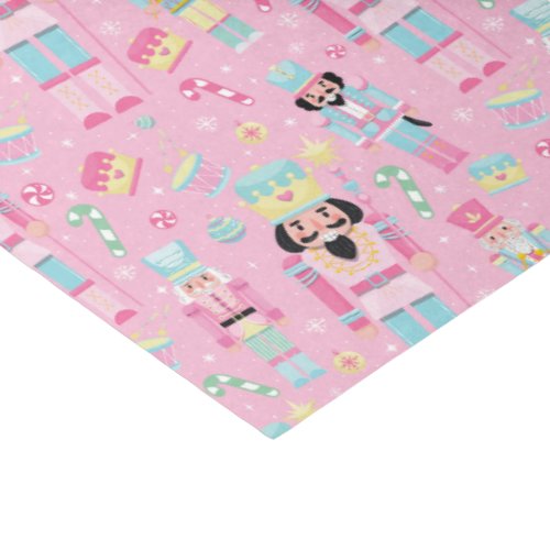 Cute Pink Christmas Nutcracker Ballet Tissue Paper