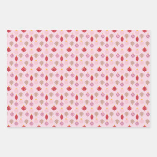 Cute Pink Christmas Wrapping Paper