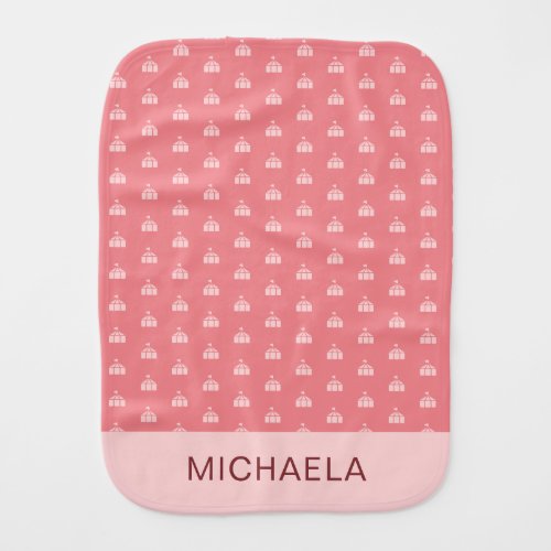 Cute Pink Circus Tent Personalized
