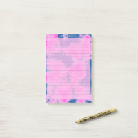 Customizable Lined Notebook Paper Sticky Notes