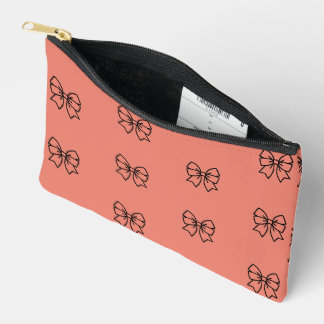 ​Cute Pink Coquette Bow Pattern Pencil Pouch Case