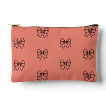 ​Cute Pink Coquette Bow Pattern Pencil Pouch Case