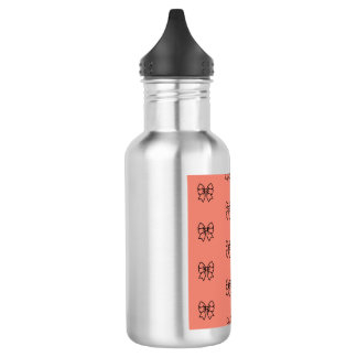 ​Cute Pink Coquette Bow Pattern Water Bottle