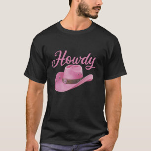 Cute Pink Coquette Bows Cowgirl Western Esthetics  T-Shirt