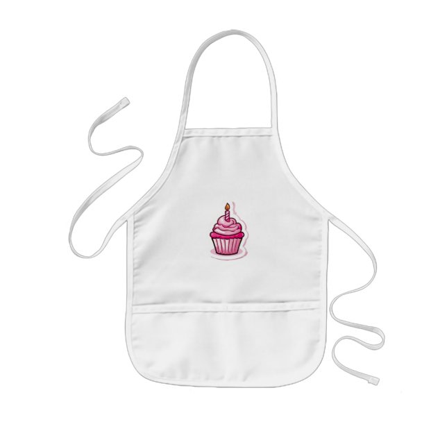 Cute Pink Cupcake Apron (Front)
