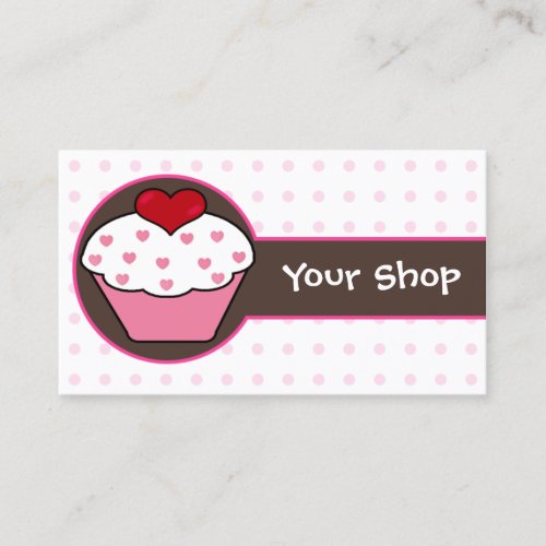 cupcake business Cards