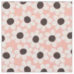 Cute Pink Daisy Flower Pattern Fabric