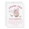 Cute Pink Dinosaur Baby Shower Triceratops
