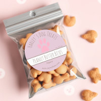 Cute Pink | Dog Treat Business Labels