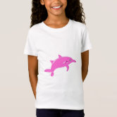 Sammenbrud th kombination Pink Dolphin T-shirt | Zazzle