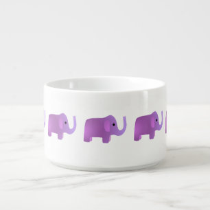 Cute Pink Elephant Bowl