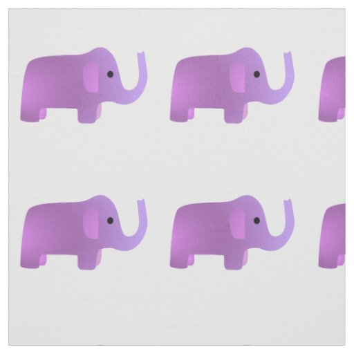 Cute Pink Elephant Fabric
