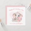 Cute Pink Elephant Valentine's day Card | Zazzle