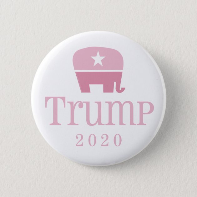 Pink FREE Shipping Women for Trump Button