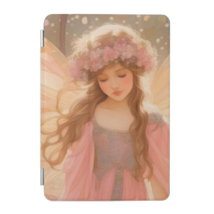 Cute Pink Fairy Fantasy Painting iPad Mini Cover