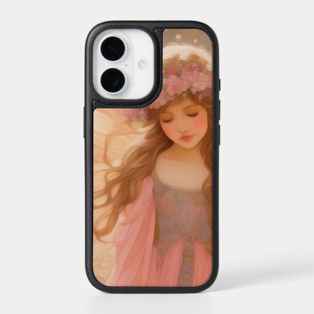Cute Pink Fairy Fantasy Painting Otterbox iPhone Case (Back)