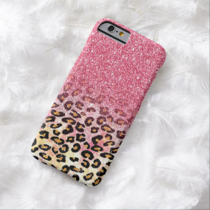 Pink Leopard Print Iphone 6 6s Cases Cover Zazzle