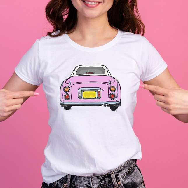 Cute Pink Figaro Car Figarations Graphic T-Shirt (Creator Uploaded)