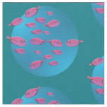 Cute Pink Fishes Fabric
