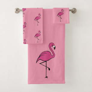Flowers Palm Leaves Flamingo On White Microfiber Bath Towels Bathroom Body  Shower Towel 40x70 Cm
