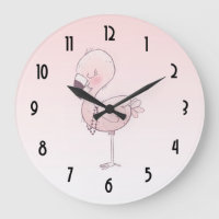 Cute Pink Flamingo Illustration