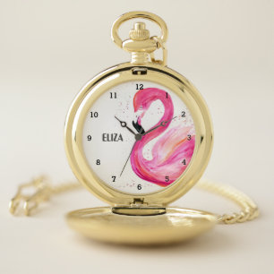 Cute Pink Flamingo Tropical Bird Wildlife Watch